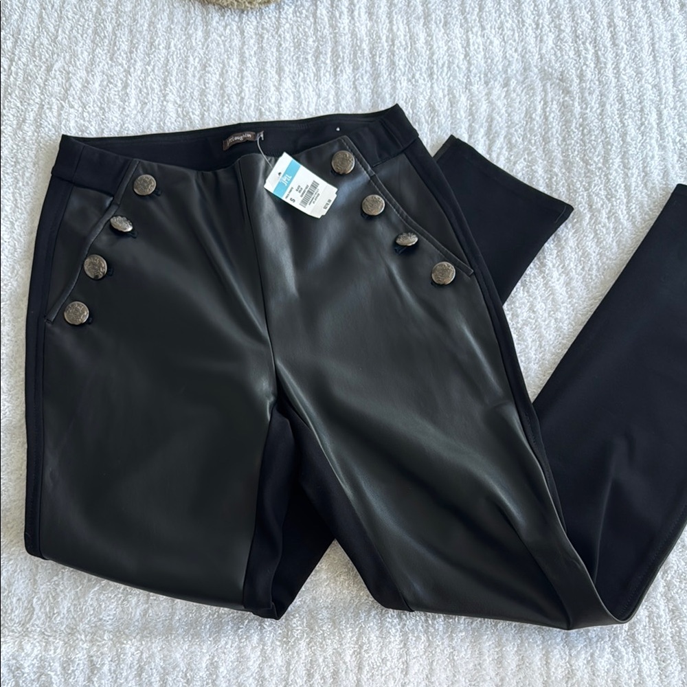 NWT J Mclaughlin Leather Tights size S